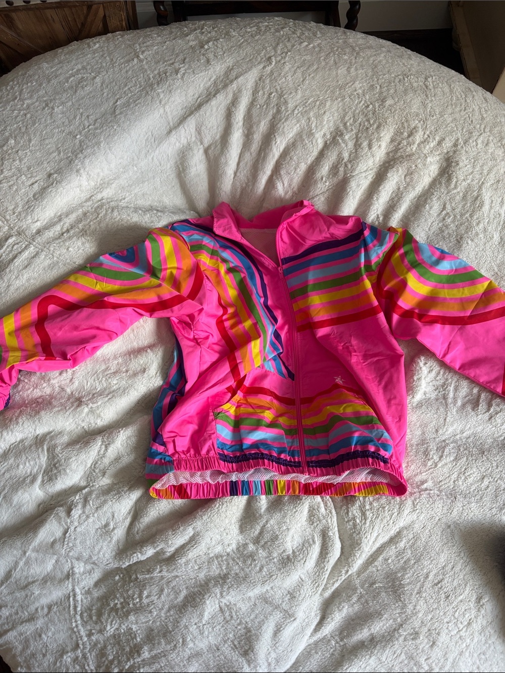 Rare rebel athletic windbreaker